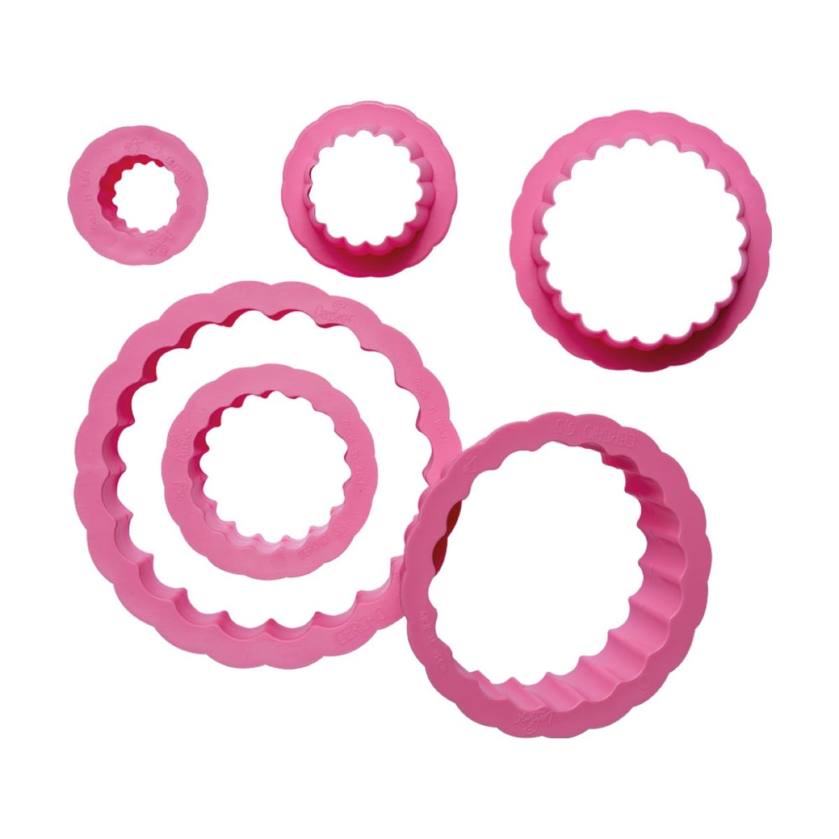 Emporte pièces - Rond Cannelé (6pcs)