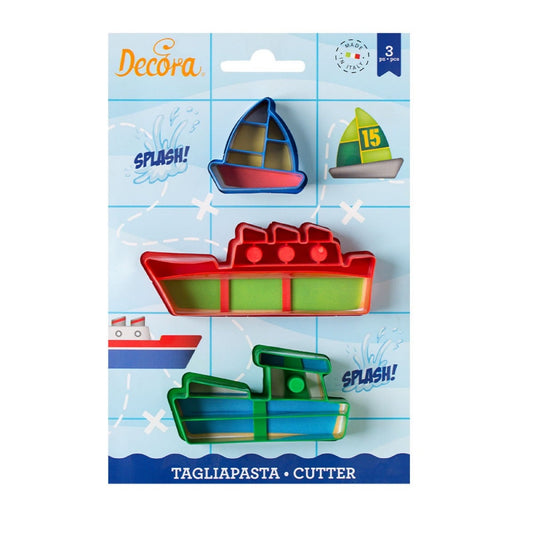 Emporte pièces - Bateaux (3pcs)