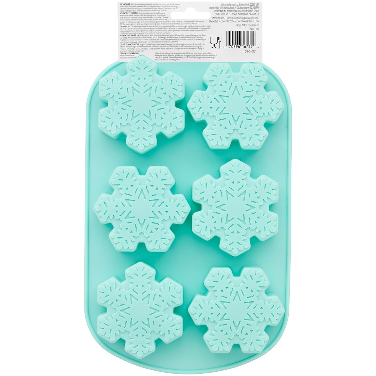Moule en silicone flocon de neige