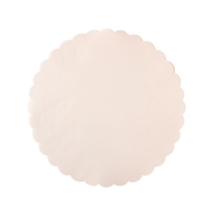 Decora Napperons en papier blancs Ø30 cm (10 pièces)