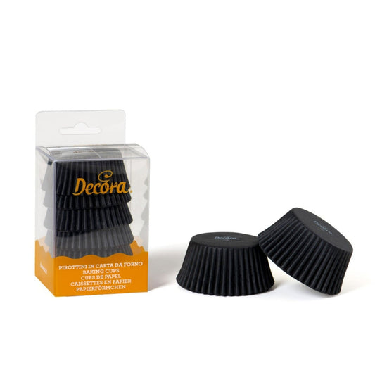 Caissettes à cupcakes - Noir (75pcs)