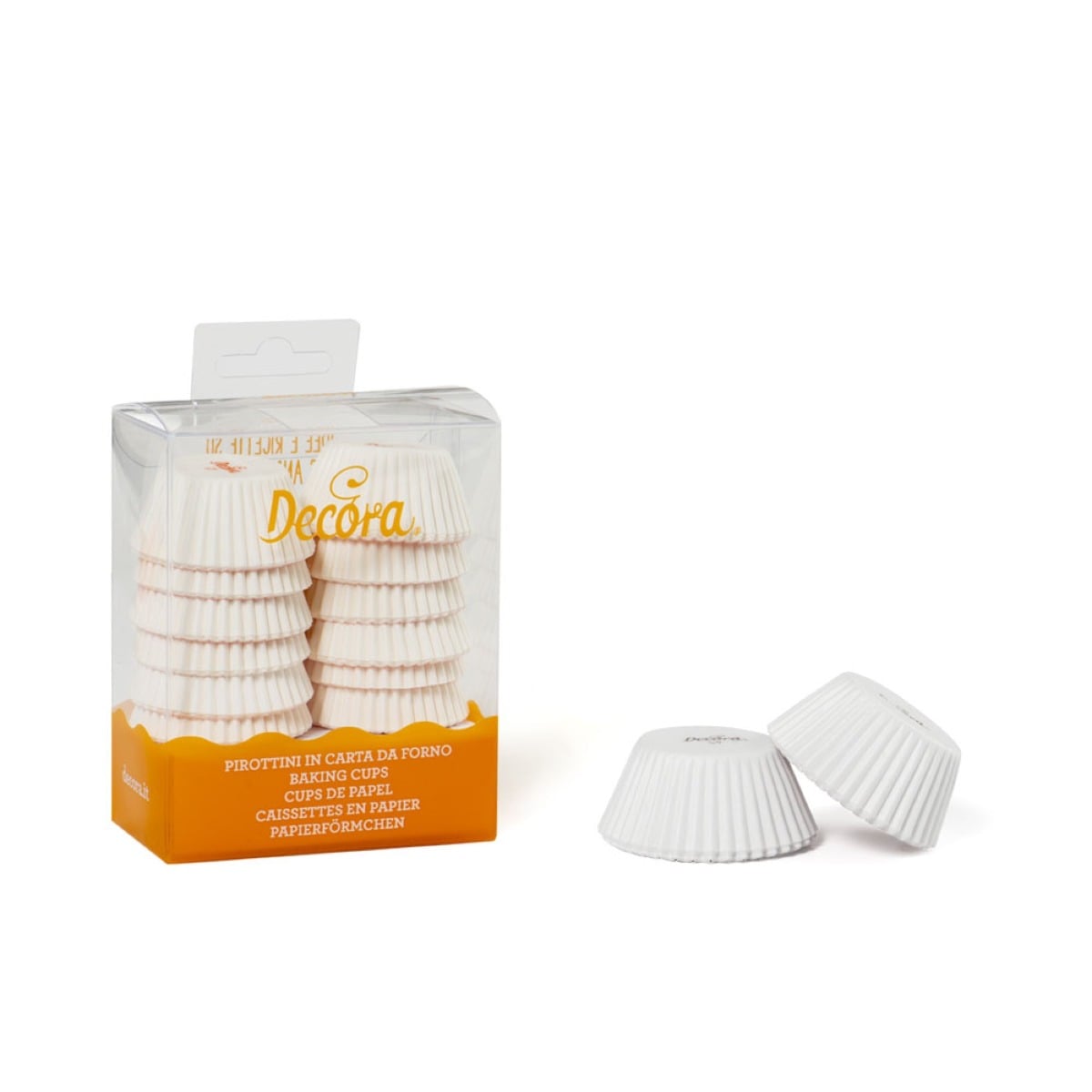 Mini Caissettes à Cupcake - Blanc (200pcs)