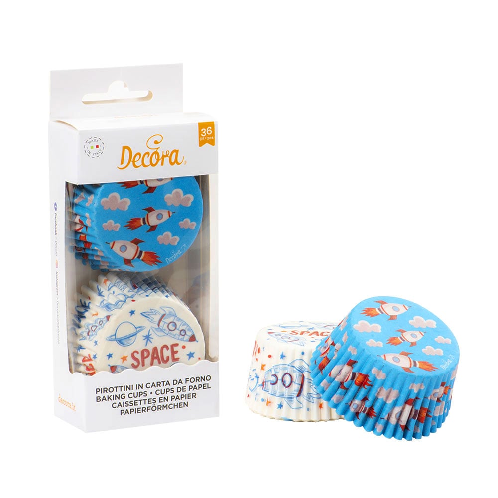 Caissettes à cupcake - Espace