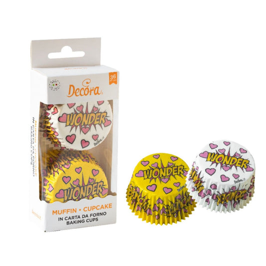Caissettes à cupcakes - Wonder (36pcs)