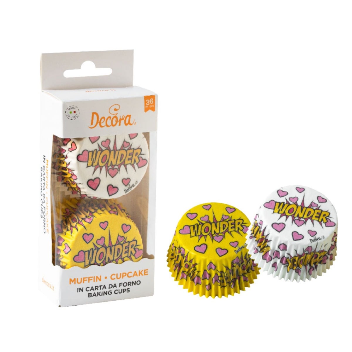 Caissettes à cupcakes - Wonder (36pcs)