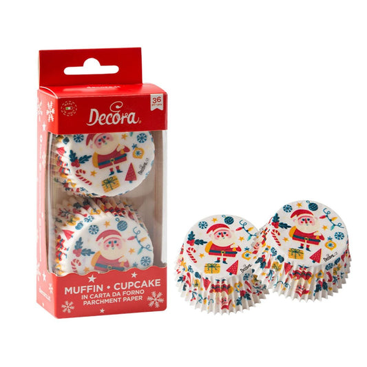 Caissettes à cupcakes - Père Noël (36pcs)