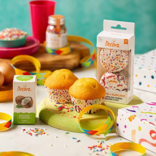 Caissettes en papier - Fiesta confettis