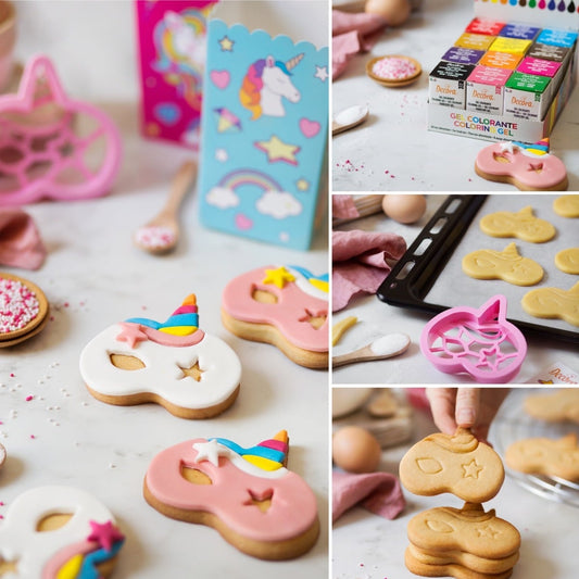 Boite à popcorn - Licorne (6pcs)