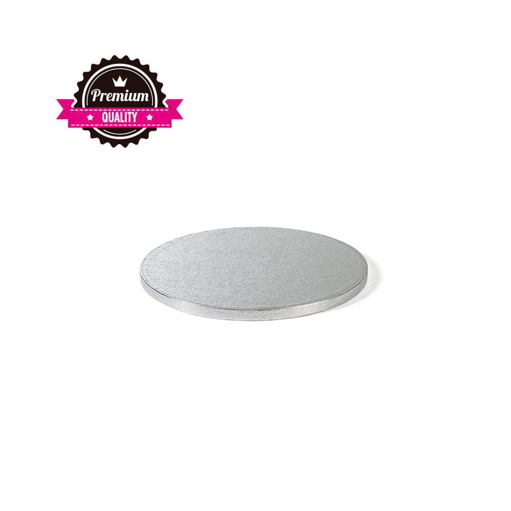 Plateau Rond Argent 20cm (12mm)