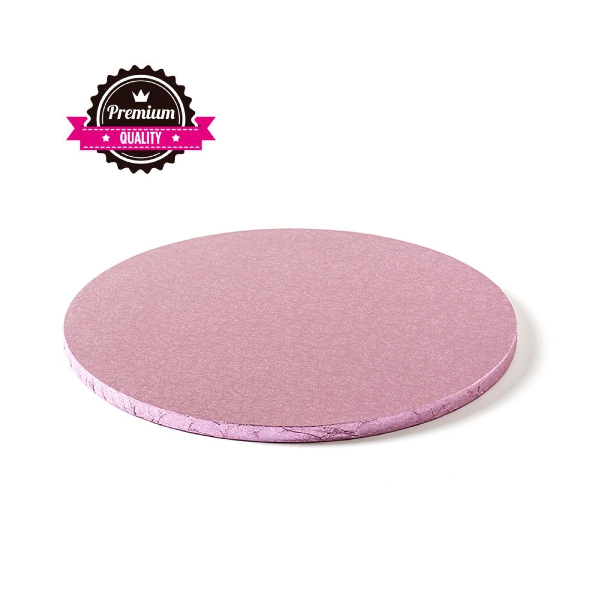Plateau Rond Rose 35cm (12mm)