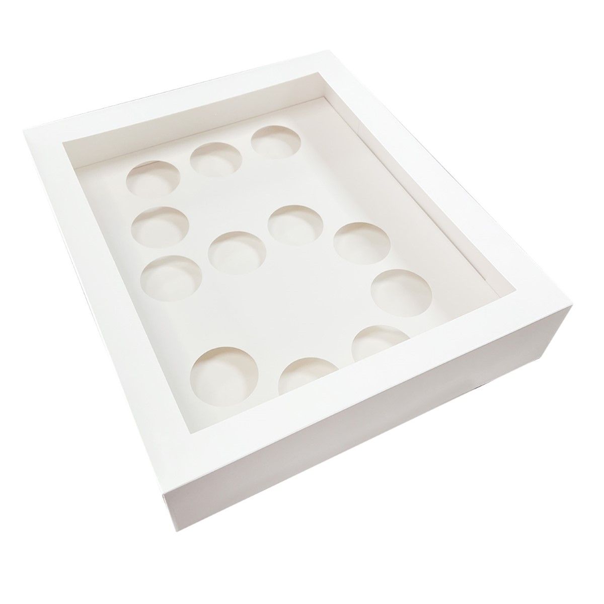 Cupcake-Box Zahl (12 Mulden)