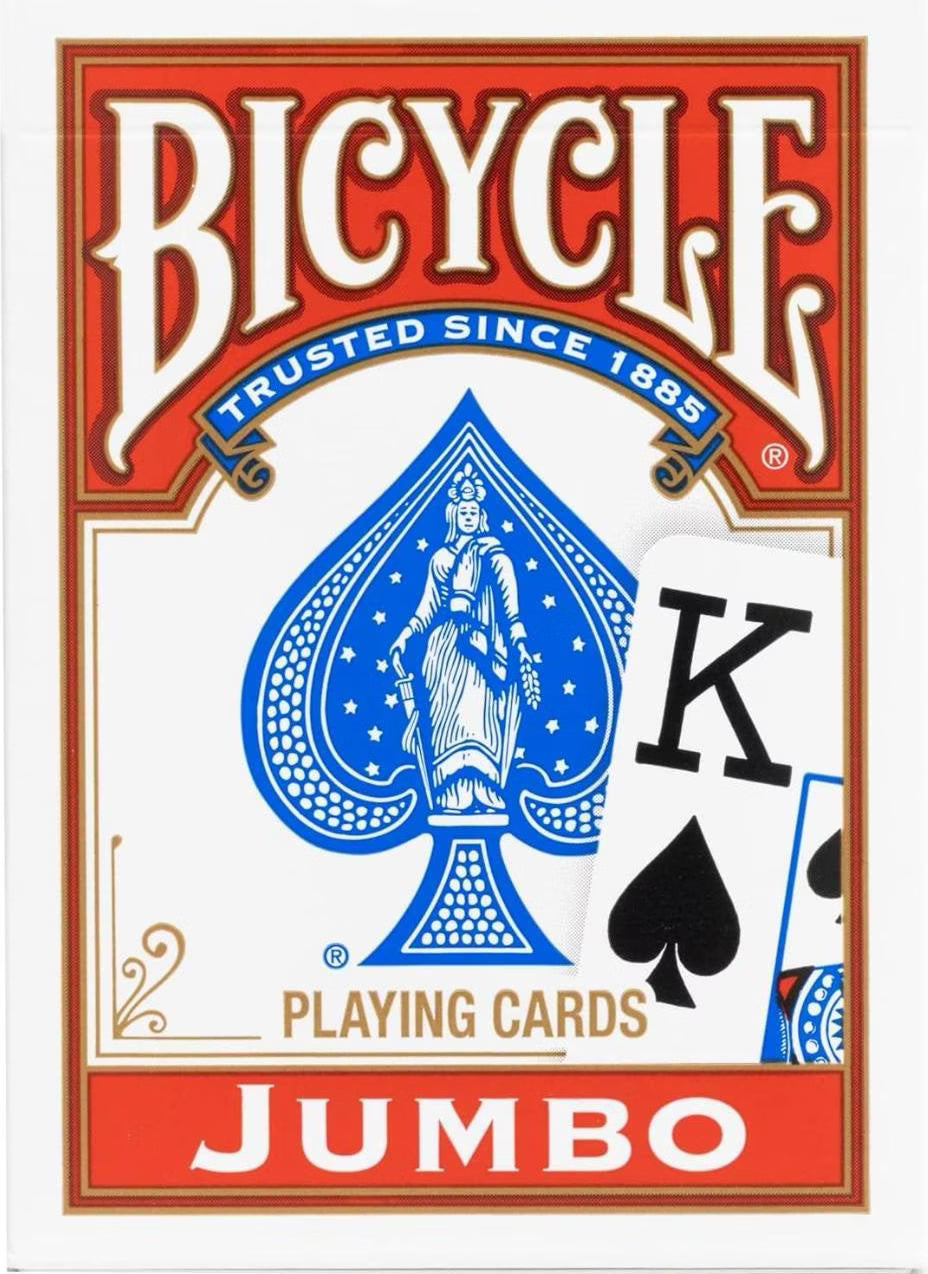 Bicycle Jumbo Karten - Rider Back 1 Pack