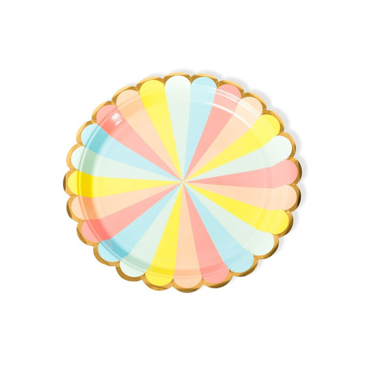 Assiettes Multicolore (8pcs)