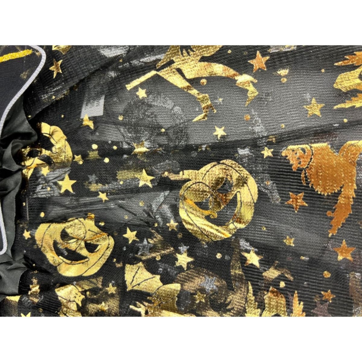 Tutu motifs dorés et ailes dorées