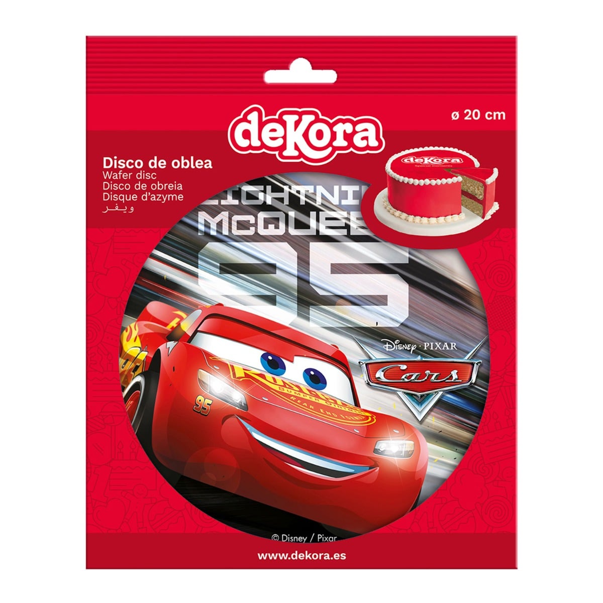 Disque comestible Cars 95 (20cm)