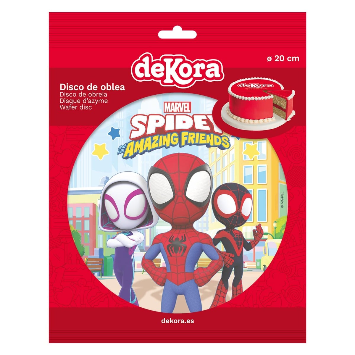 Disque comestible - Spidey 20cm
