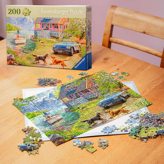Puzzle 200 pièces - Summer lake house
