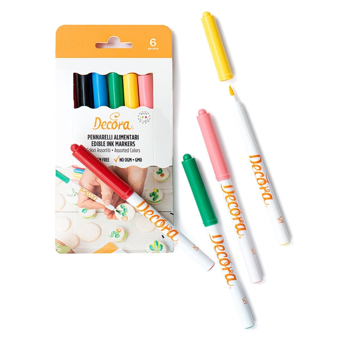 Feutres alimentaires (6pcs)