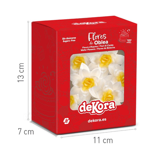 Fleurs Blanches Ø7cm (10pcs)