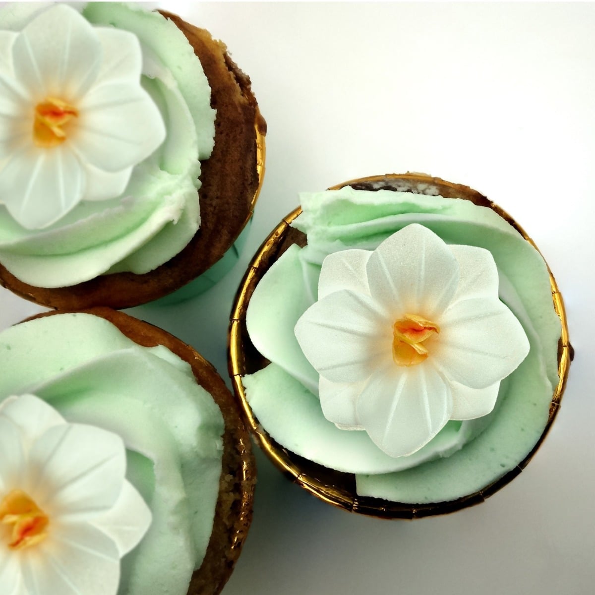 Fleurs Blanches Ø4cm (18pcs)