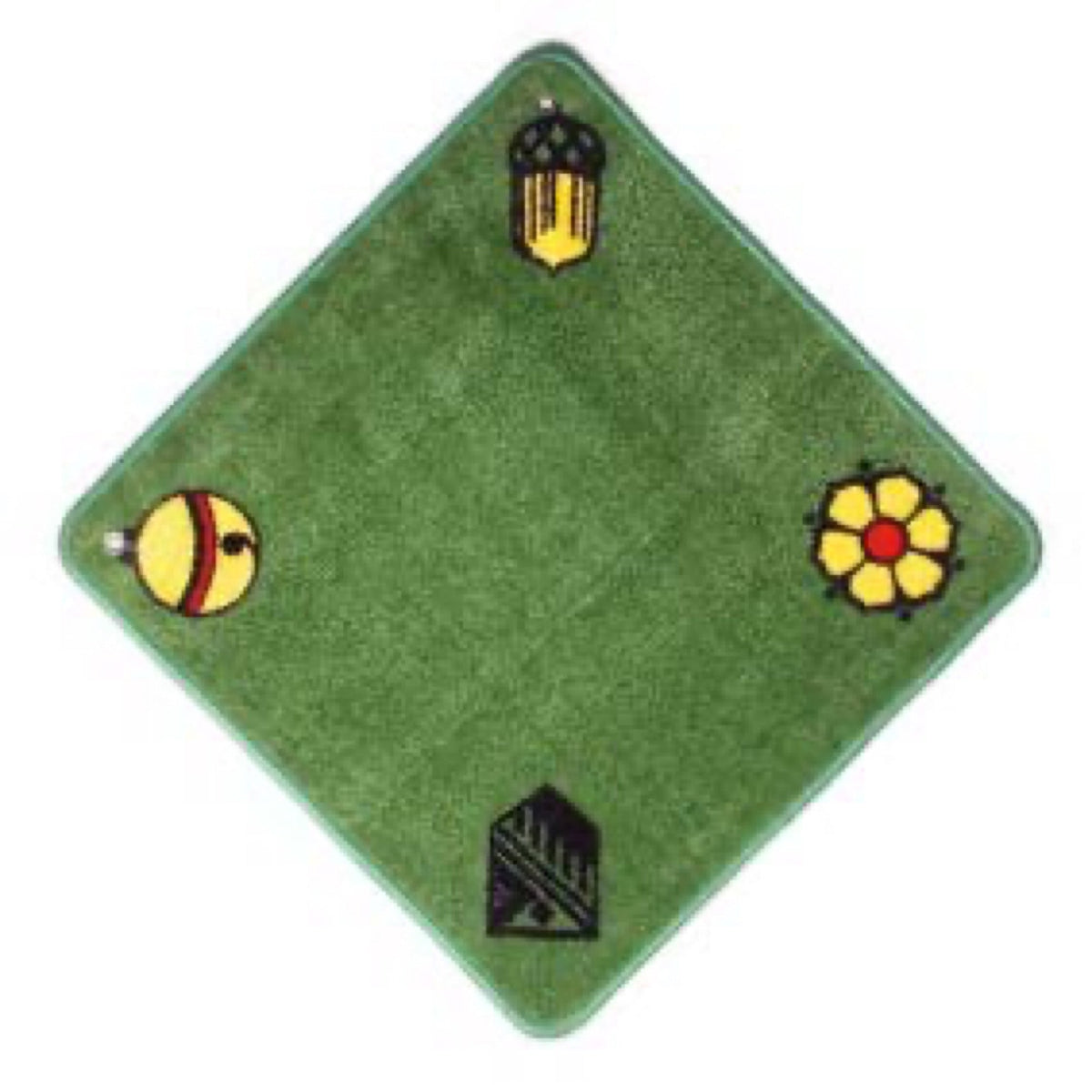 Jass-Teppich grün - Jass-Symbol