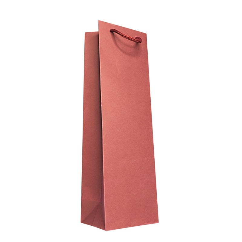 Sac cadeau pour bouteille - Rouge