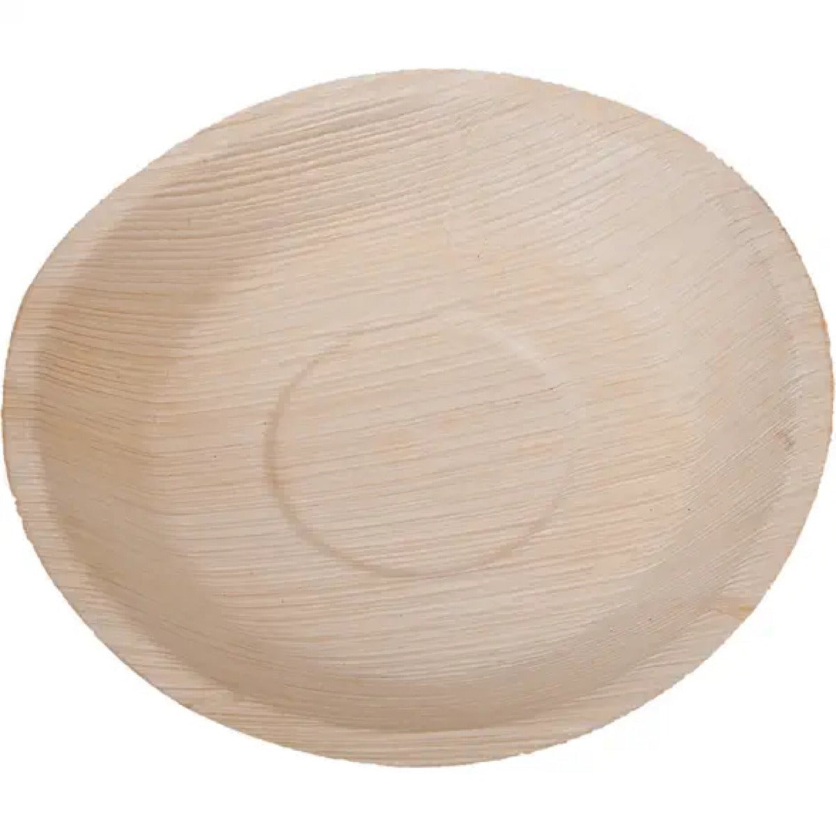 Assiettes rondes en feuille de palmier (25pcs)