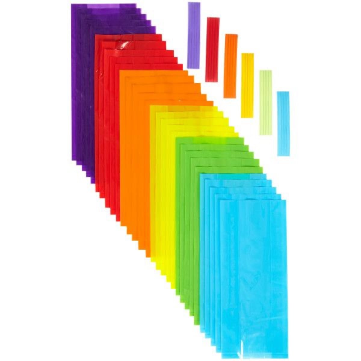 Sachets en plastique colorés (30pcs)