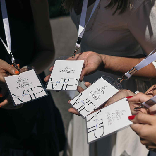 Porte-cartes VIP avec tour de cou (5 pièces)