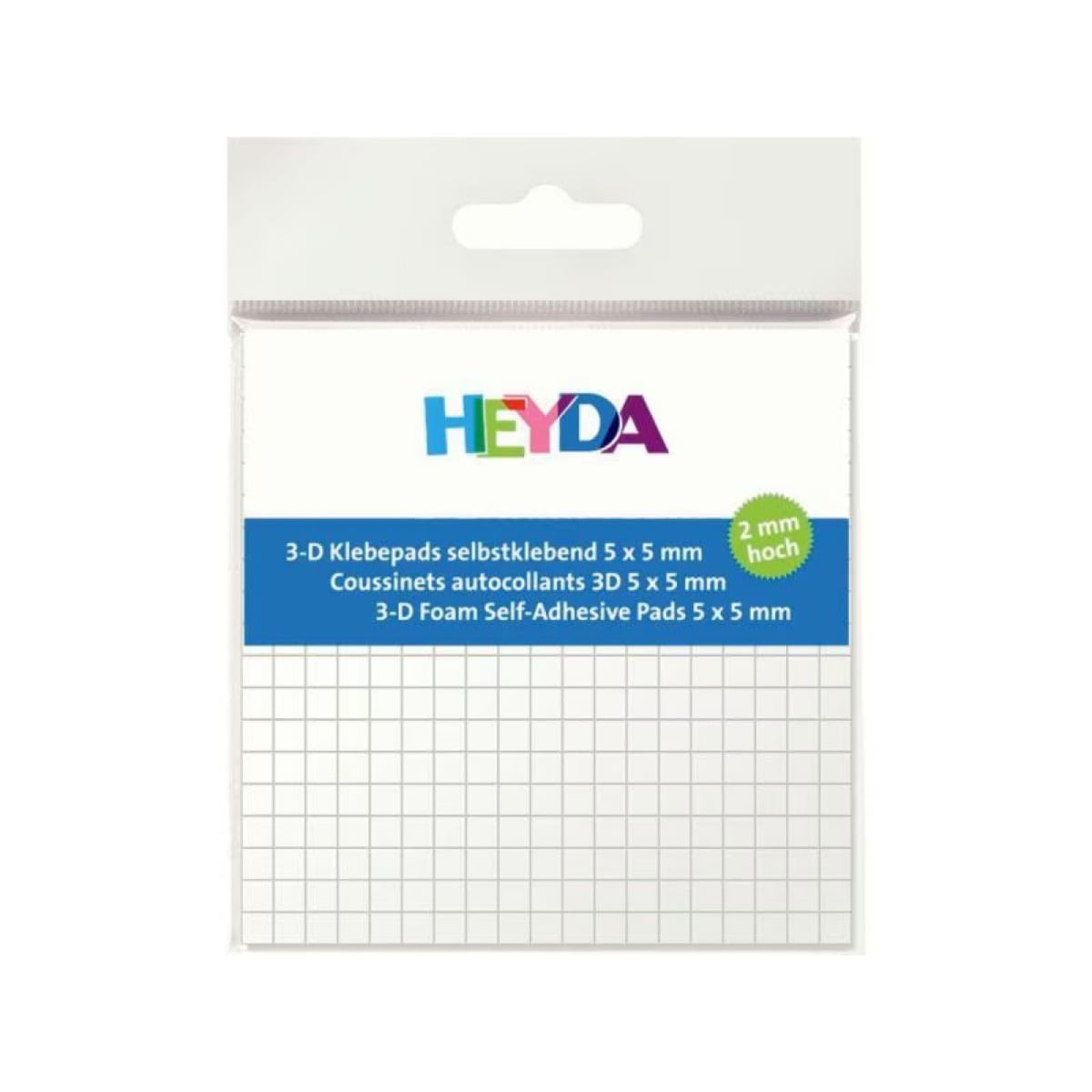 Coussinets autocollants 3D 5 x 5mm