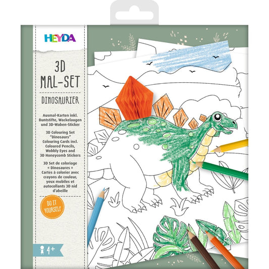 3D-Set de coloriage - Dinosaure