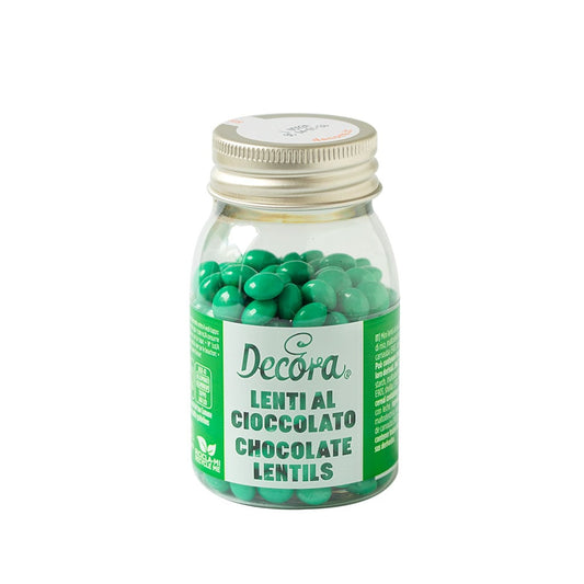 Lentilles en chocolat - Vert Foncé
