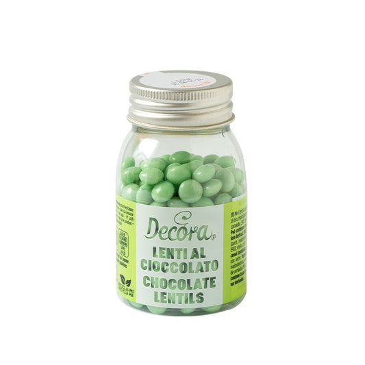 Lentilles en chocolat - Vert clair