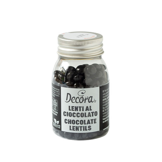 Lentilles en chocolat - Noir