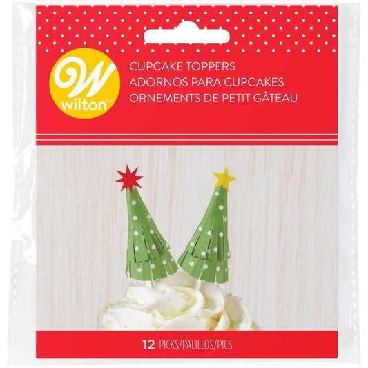 Cupcake toppers - Sapins de noël