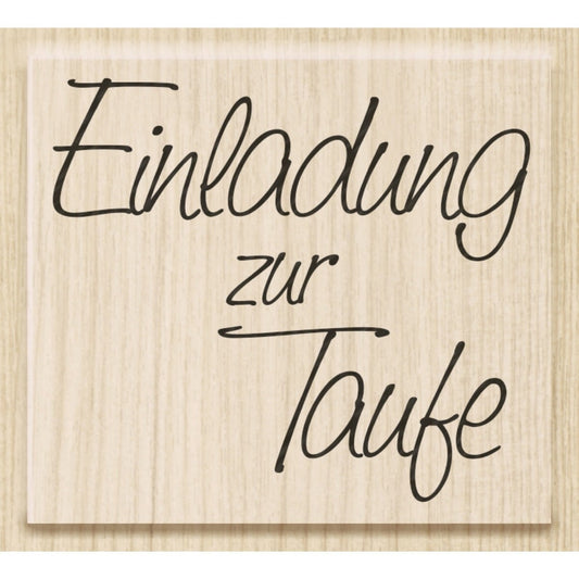 Tampon à motif - Einladung Zur Taufe