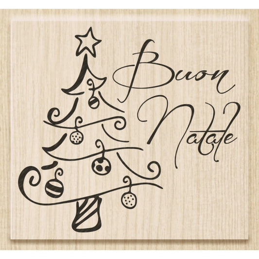 Tampon à motif - Buon Natale