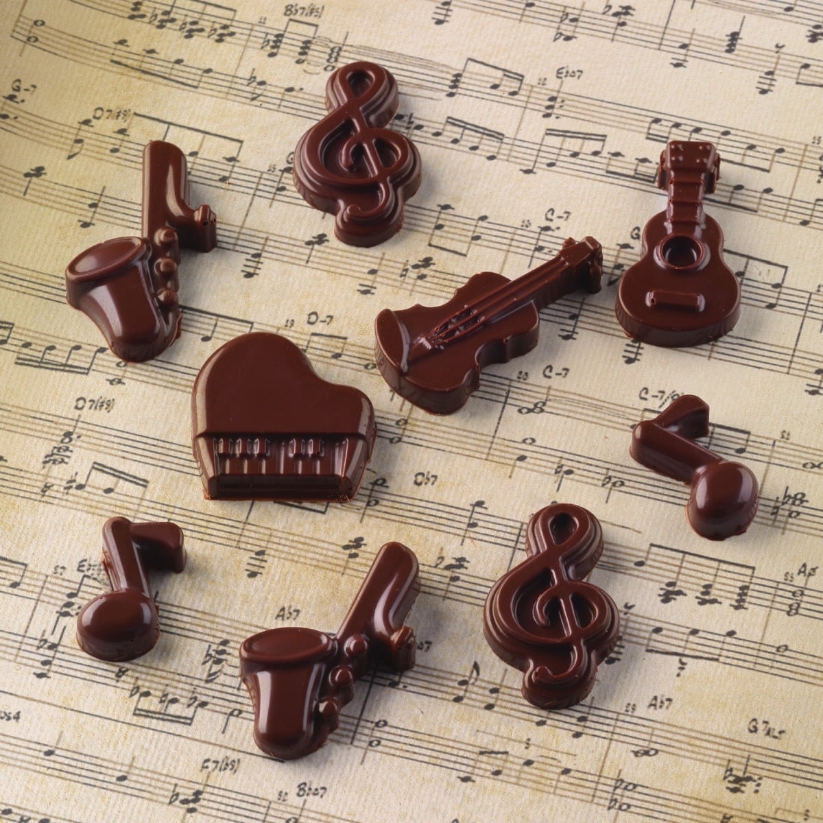 Moule à chocolat - Choco Melody SCG43