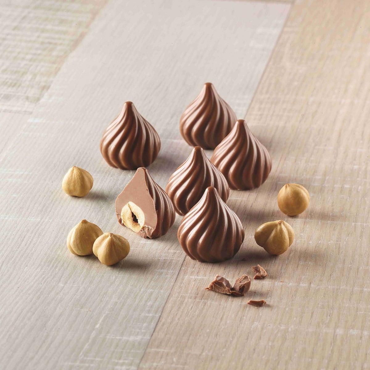 Moule en silicone à chocolat - Flammes