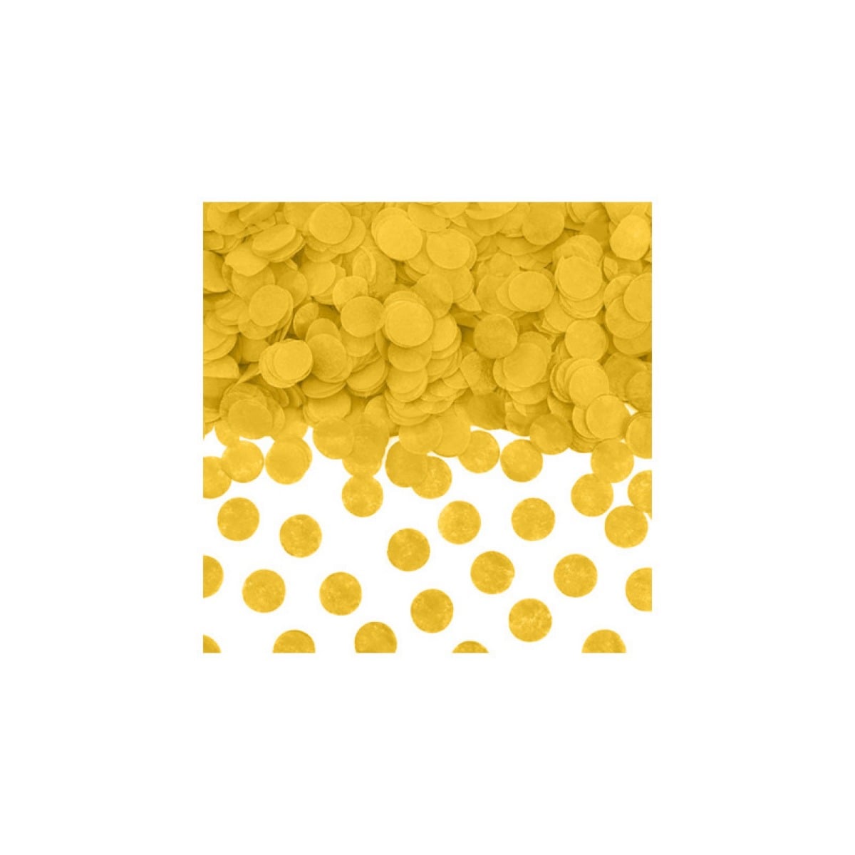 Confetti 2.5cm - Jaune