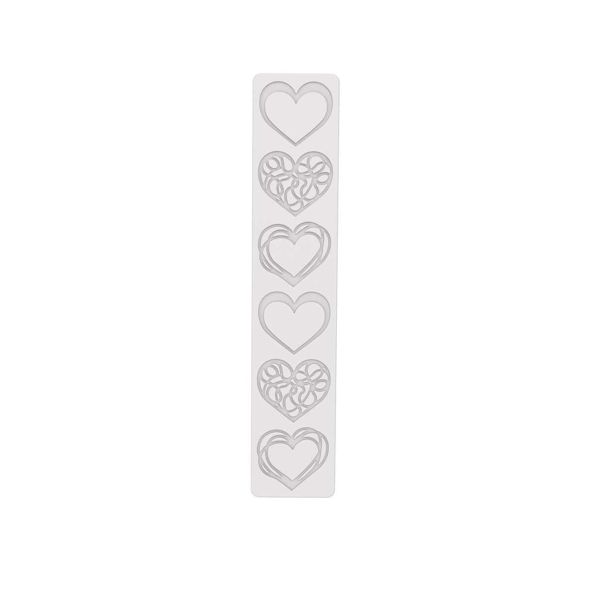 Tapis en silicone Adore blanc (6 décors)