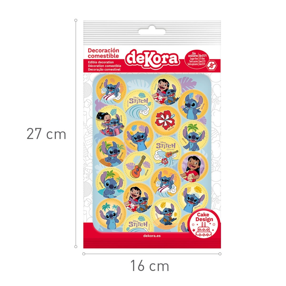 Mini disques en azyme - Stitch