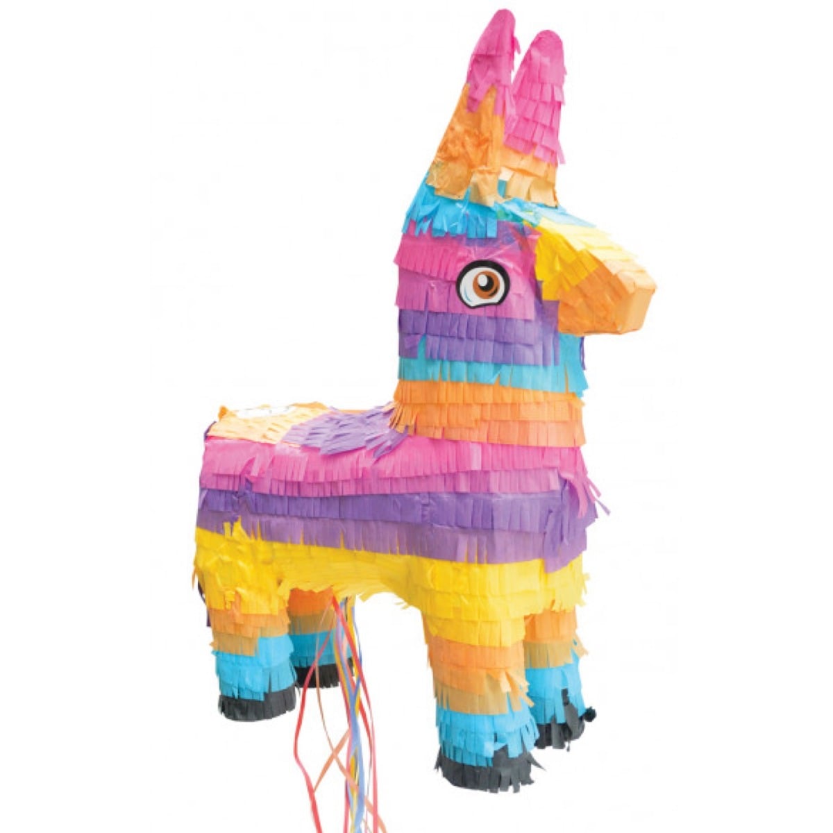 Piñata à tirer - Âne Multicouleur