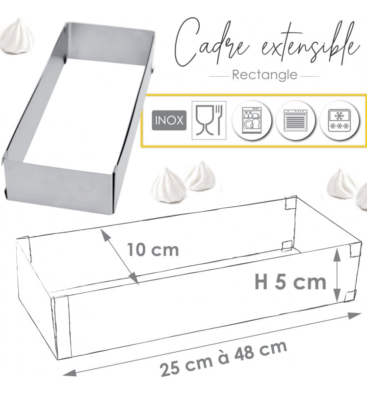 Cadre extensible rectangle 25-48cm