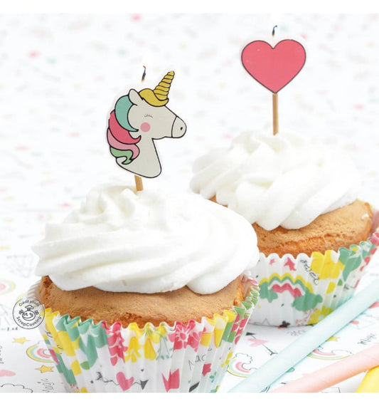 Bougies Licorne (8pcs)