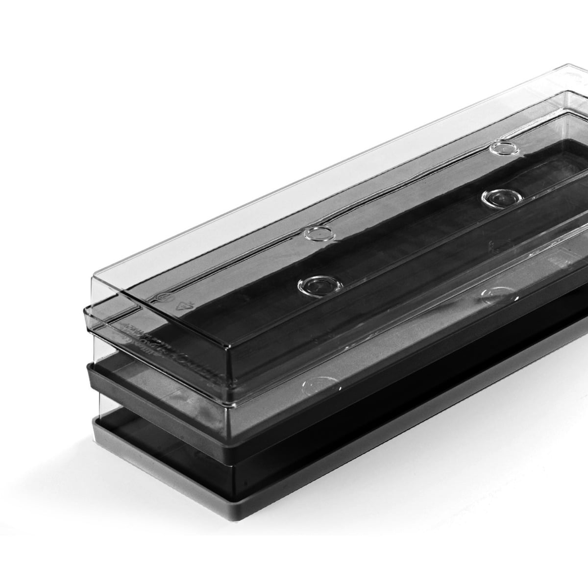 Boite transparente - 39x10x3.2 cm
