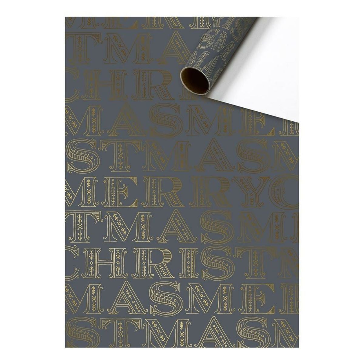 Papier Cadeau - Classy Christmas - Argent (1.5m)