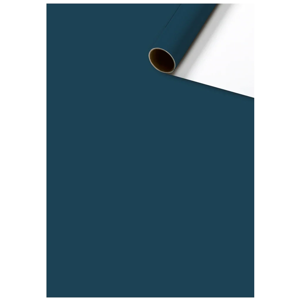 Papier cadeau uni bleu foncé (70 cm x 2 m)