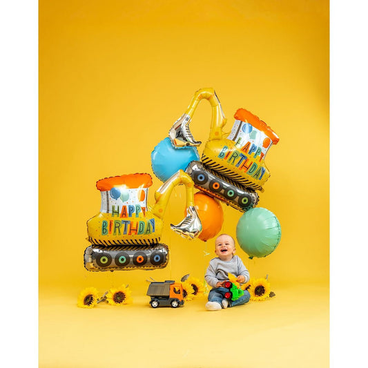 Ballon Alu - Pelleteuse (79cm)