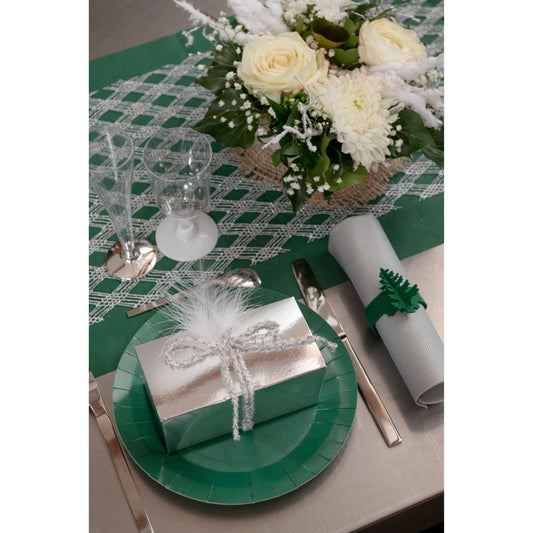 Assiettes unies 22cm Vert Foncé